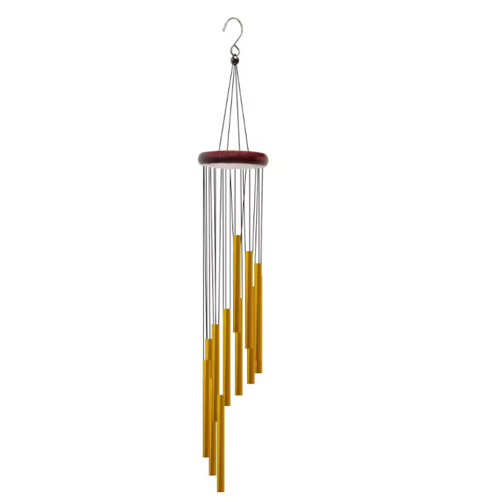Campana de Viento Premium de 12 Tubos – Armonía y Elegancia para tu Hogar