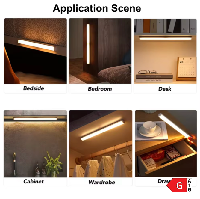 Luz LED Inteligente con Sensor de Movimiento – Iluminación Automática y Sin Cables