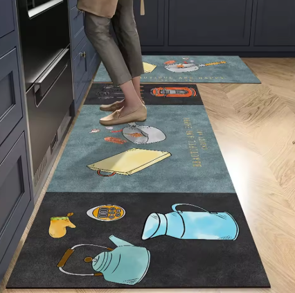 Alfombra Antideslizante Premium de Terciopelo – Confort y Estilo para tu Hogar