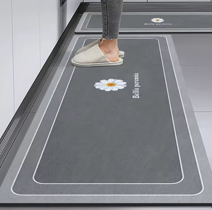 Alfombra Antideslizante Premium de Terciopelo – Confort y Estilo para tu Hogar