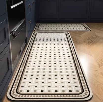 Alfombra Antideslizante Premium de Terciopelo – Confort y Estilo para tu Hogar