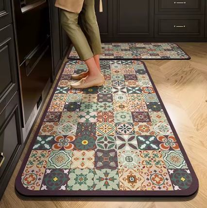 Alfombra Antideslizante Premium de Terciopelo – Confort y Estilo para tu Hogar