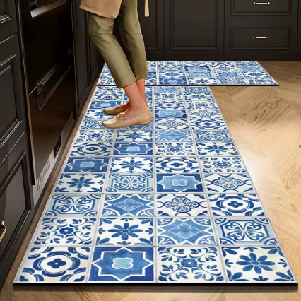 Alfombra Antideslizante Premium de Terciopelo – Confort y Estilo para tu Hogar