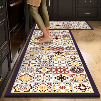 Alfombra Antideslizante Premium de Terciopelo – Confort y Estilo para tu Hogar