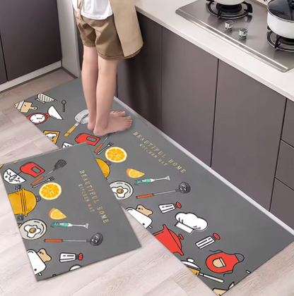 Alfombra Antideslizante Premium de Terciopelo – Confort y Estilo para tu Hogar