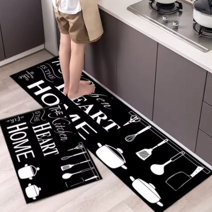 Alfombra Antideslizante Premium de Terciopelo – Confort y Estilo para tu Hogar