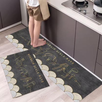 Alfombra Antideslizante Premium de Terciopelo – Confort y Estilo para tu Hogar