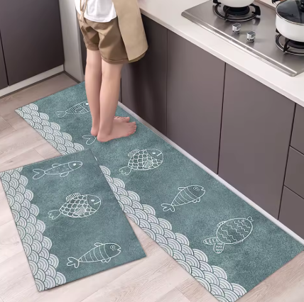 Alfombra Antideslizante Premium de Terciopelo – Confort y Estilo para tu Hogar